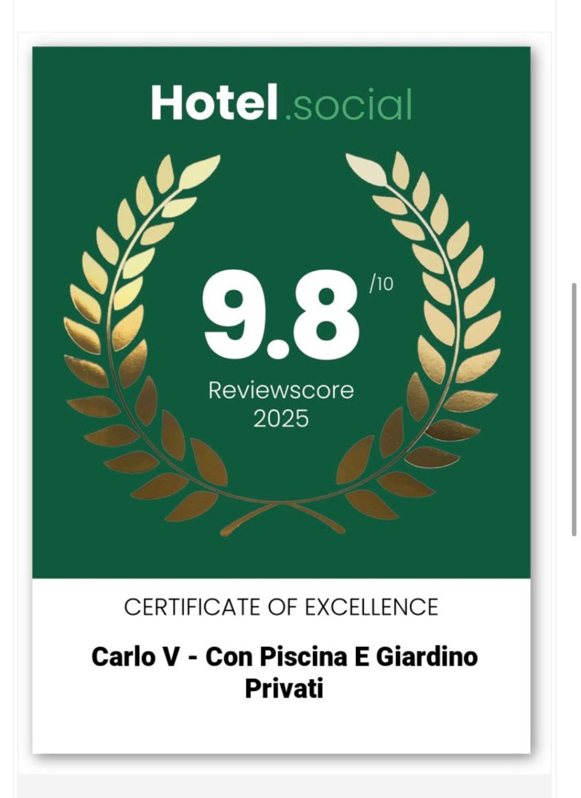 Carlo V - Con Piscina E Giardino Privati *